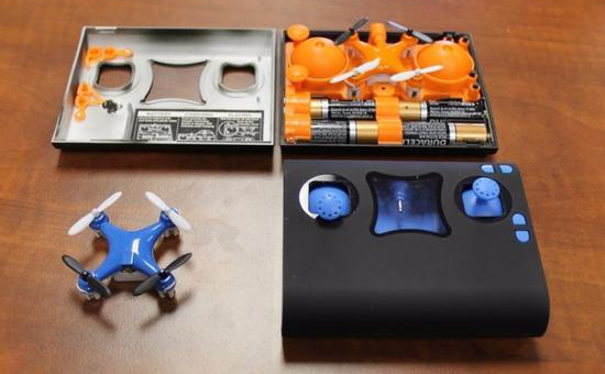 【組圖】堪稱史上最小無人機 用5號電池售價僅30美元