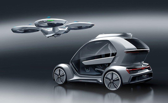 奧迪攜手空客推無人機汽車概念交通工具:可在任何地方起降 奧迪攜手空客推無人機汽車概念交通工具:可在任何地方起降